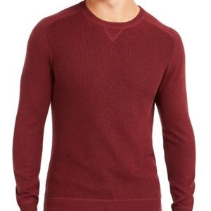 Club Room Men's Pima Cotton Crew Neck Sweater Red Size XX-Large